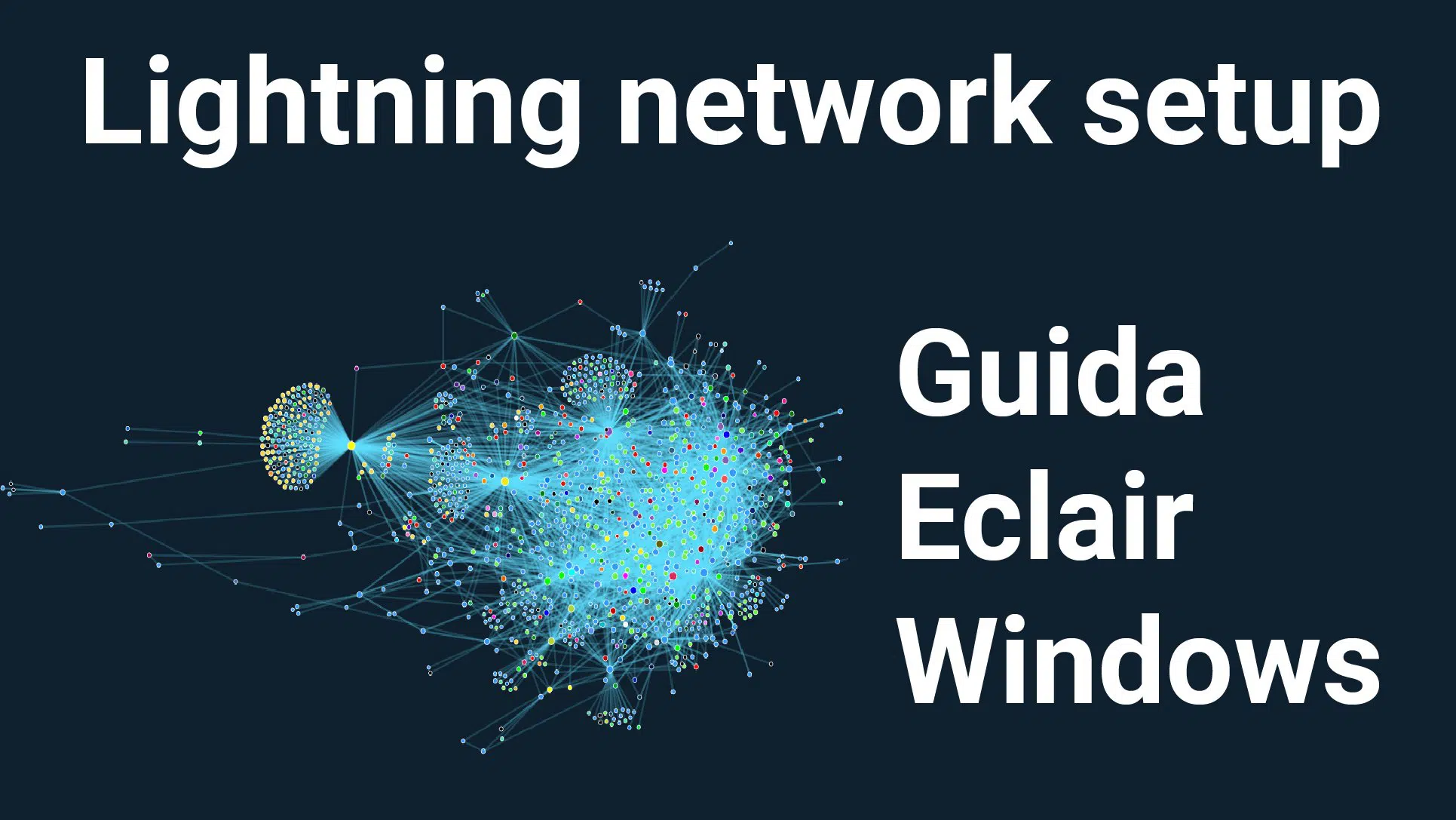come creare un nodo lightning network in mainnet con eclair su windows guida