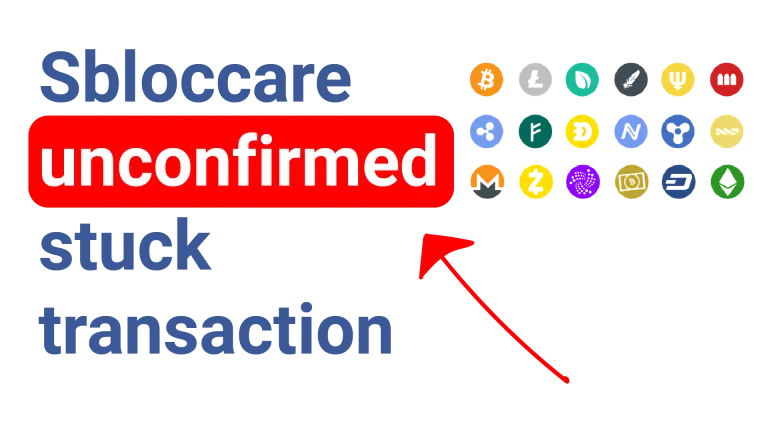 sbloccare unconfirmed transaction