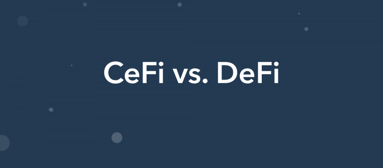 cefi vs defi differenze