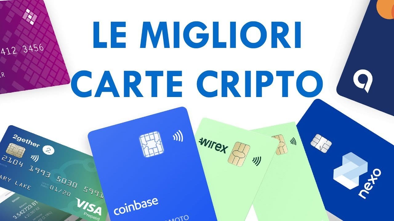 Le migliori carte cripto (wirex, coinbase, nexo)