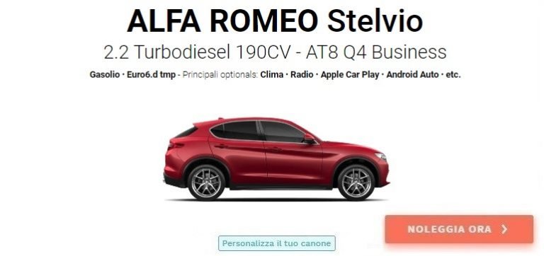 noleggio auto quando conviene