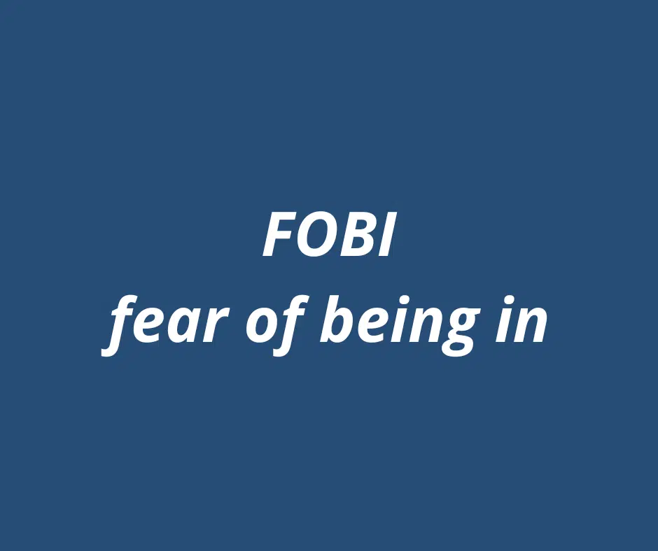 fobi fear of being in finanza