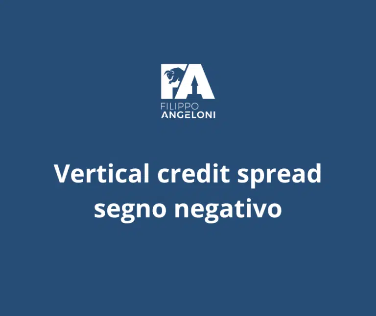 vertical credit spread segno negativo in valuta