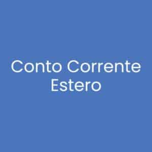 Consulenza - Conto Corrente Estero